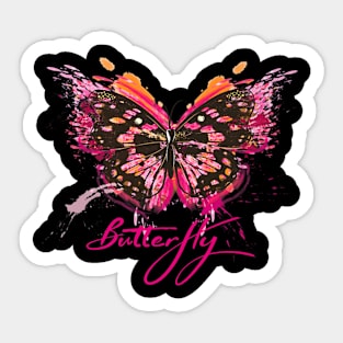 Butterfly Girls Sticker